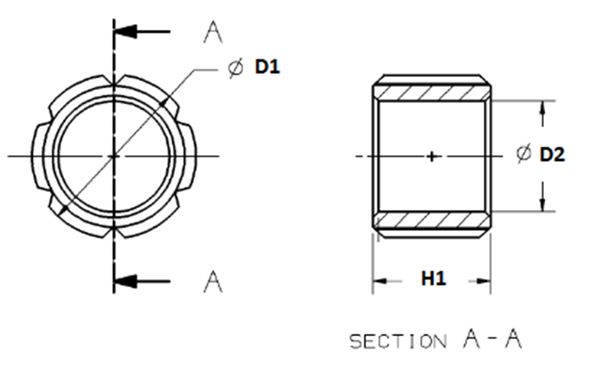 Tripot Housing Male